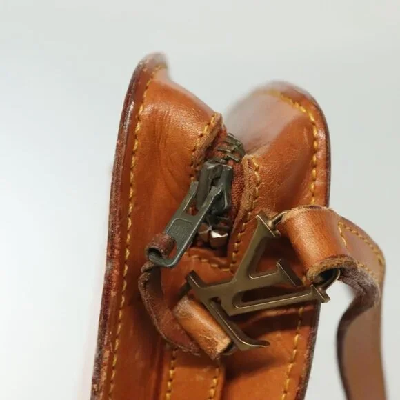 Authentic LOUIS VUITTON Nomad leather Jeune Fille PM Shoulder Bag Beige LV - Picture 3 of 16